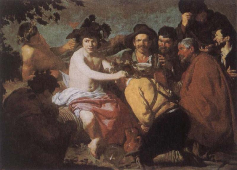 Diego Velazquez The Drunkards Sweden oil painting art